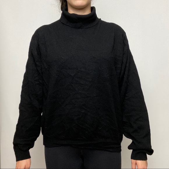 Spencer Black Turtleneck Sweater | Poshmark